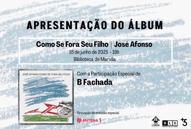 Lusitanian Music Publishing e Mais 5 editam “Como Se Fora Seu Filho” de José Afonso a 18 de Junho.